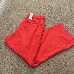 NWT Abercrombie Wide Leg Linen Trouser